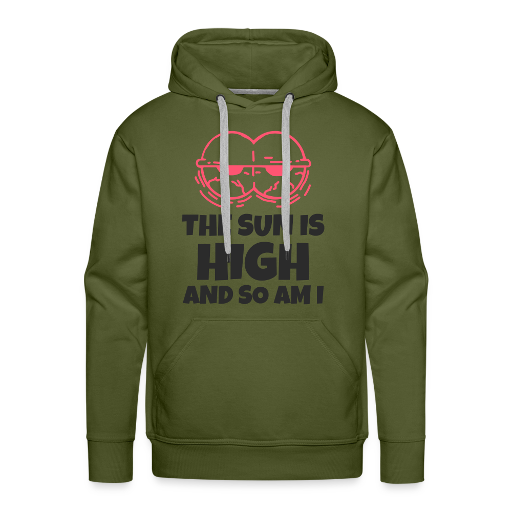 THE SUN IS Premium Hoodie - olive green