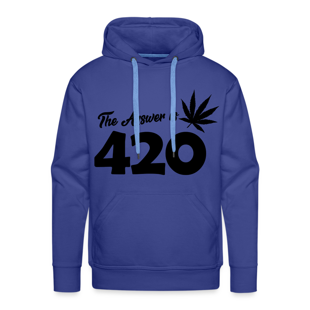 THE ANSWER IS 420 Premium Hoodie - royal blue