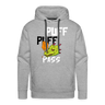 PUFF PUFF PASS Premium Hoodie - heather grey