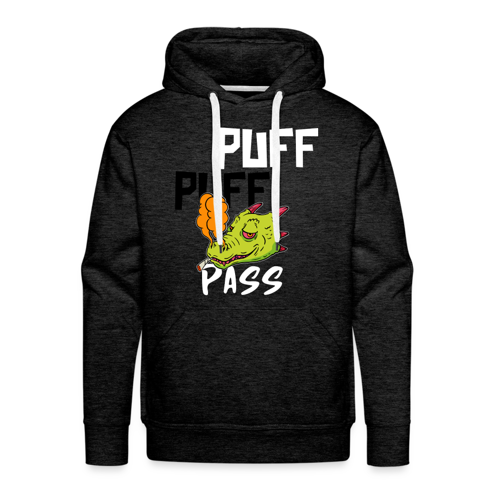 PUFF PUFF PASS Premium Hoodie - charcoal grey