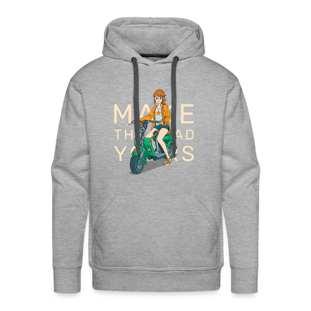 MAKE THE ROAD YOURS Premium Hoodie - heather grey