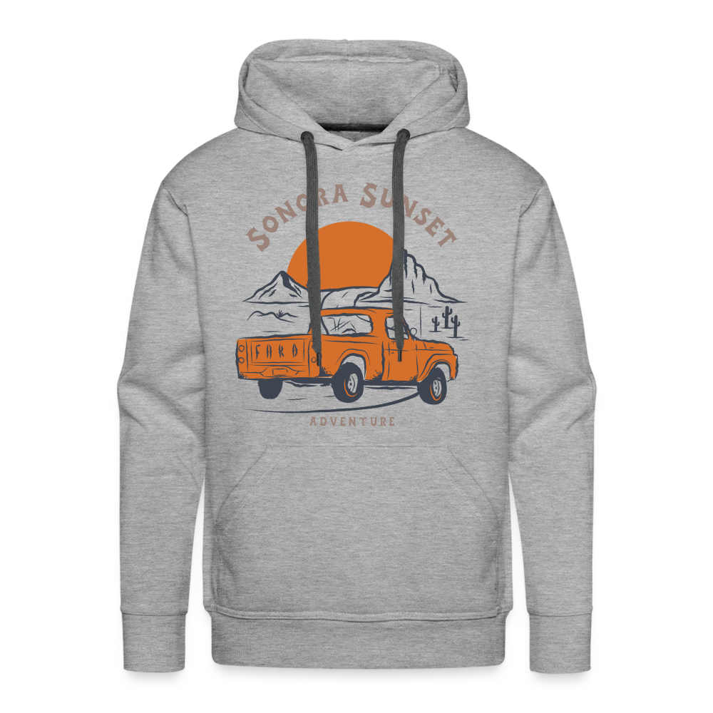 SONORA SUNSET Premium Hoodie - heather grey