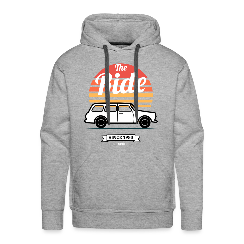 THE RIDE Premium Hoodie - heather grey