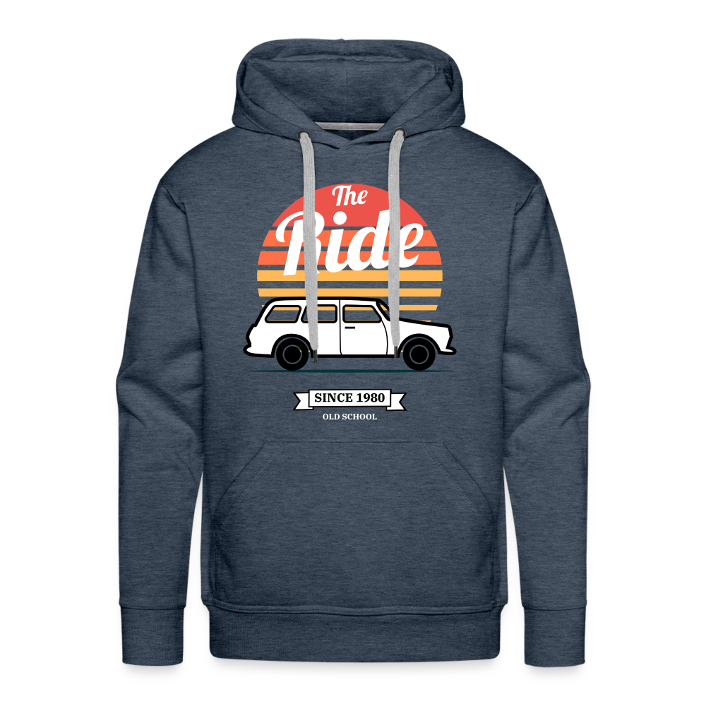 THE RIDE Premium Hoodie - heather denim