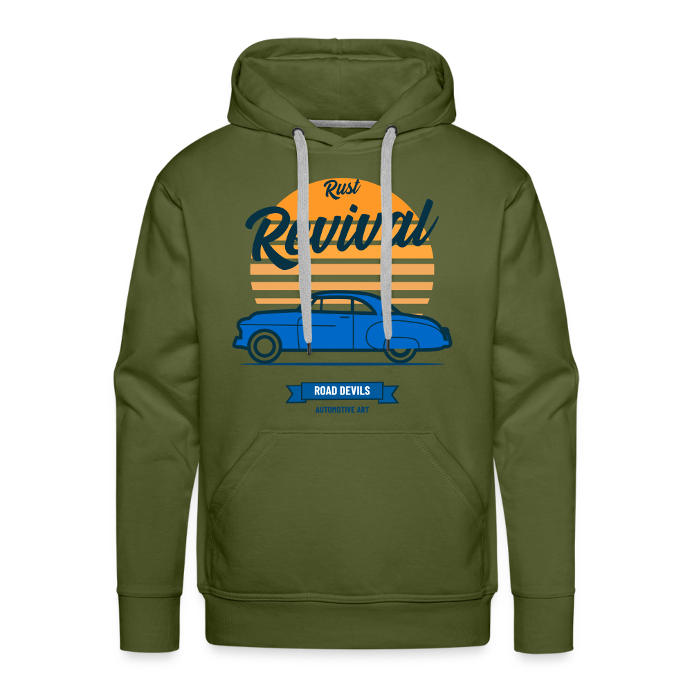 REVIVAL Premium Hoodie - olive green