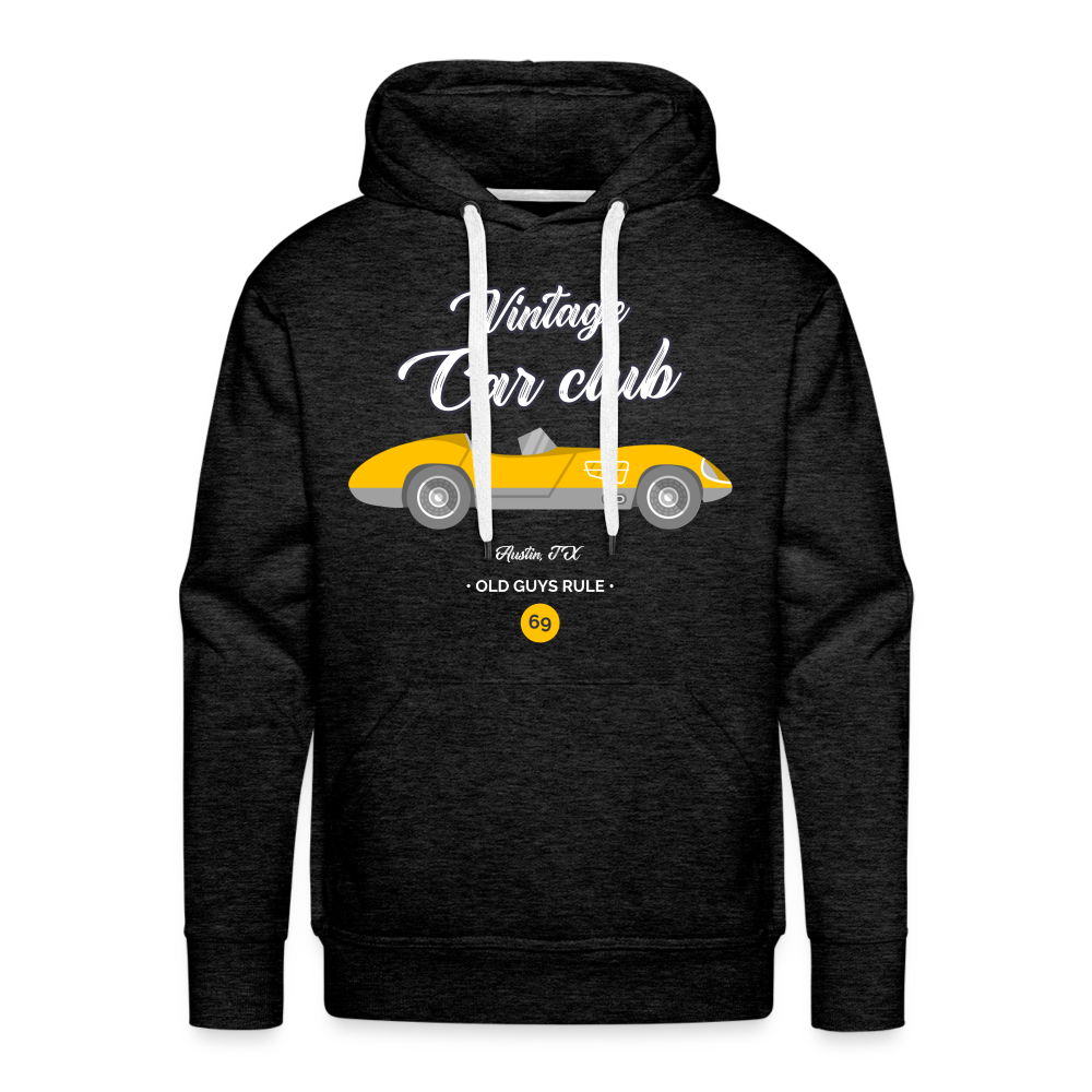 VINTAGE CAR CLUB Premium Hoodie - charcoal grey