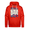 MUSCLE CLASSIC CARS Premium Hoodie - red