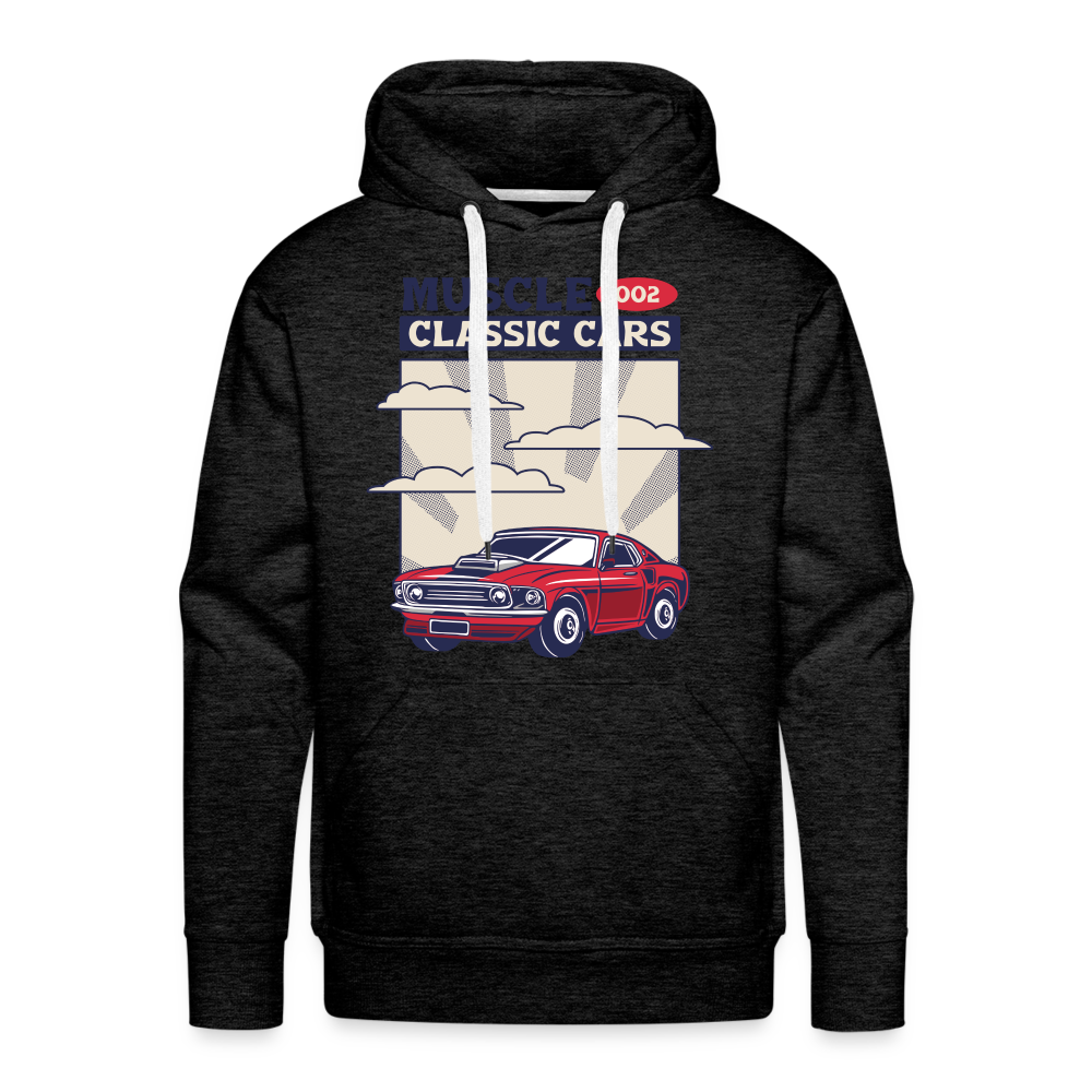 MUSCLE CLASSIC CARS Premium Hoodie - charcoal grey