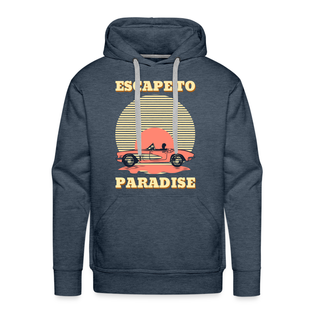 PARADISE Premium Hoodie - heather denim