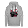 TO TRAVEL IS TO LIVE Premium Hoodie - heather grey