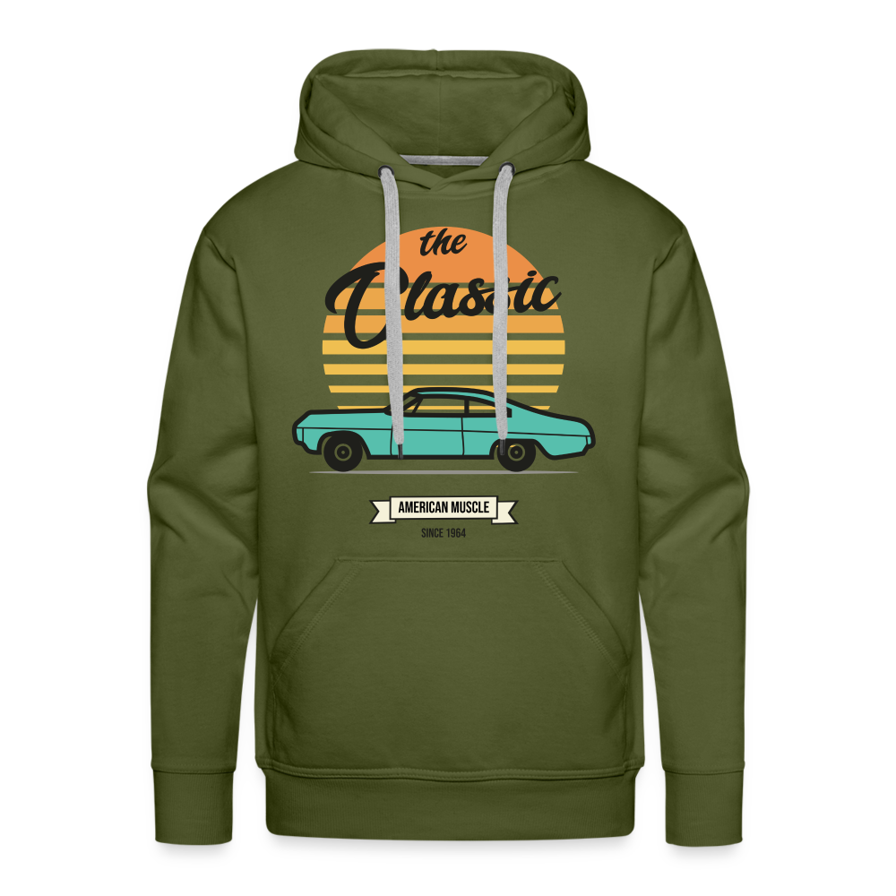 THE CLASSIC Premium Hoodie - olive green