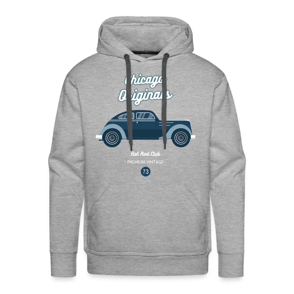 CHICAGO Premium Hoodie - heather grey