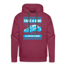 TAKE A RIDE Premium Hoodie - burgundy