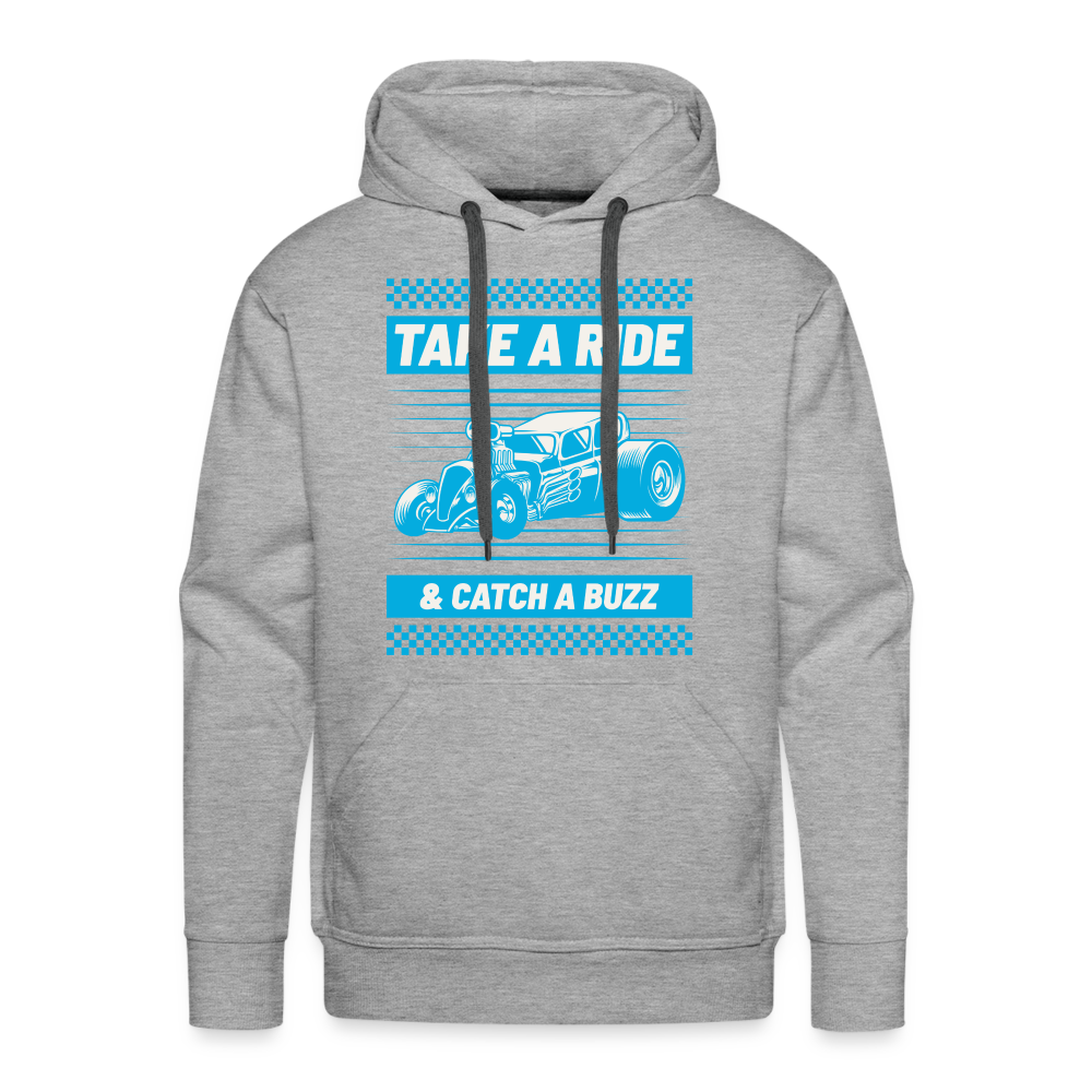 TAKE A RIDE Premium Hoodie - heather grey