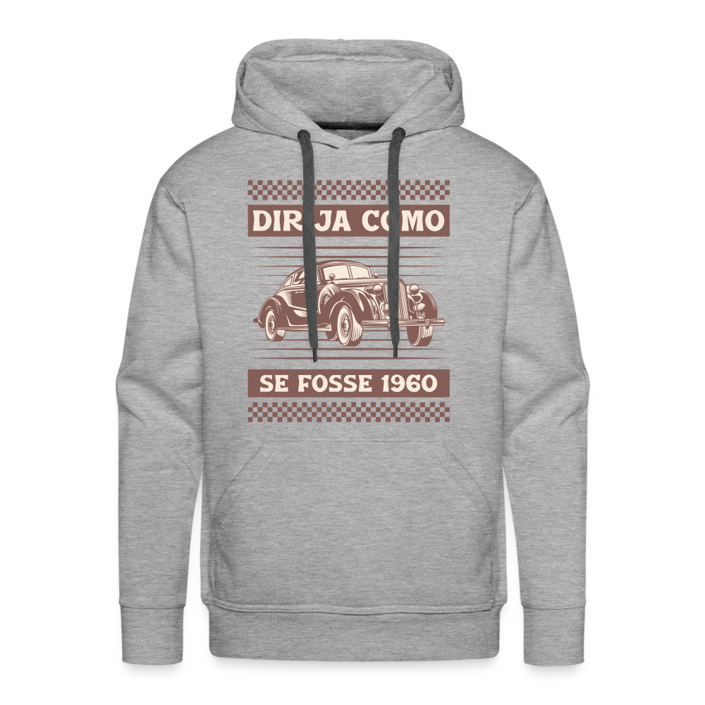 DIRIJA Premium Hoodie - heather grey