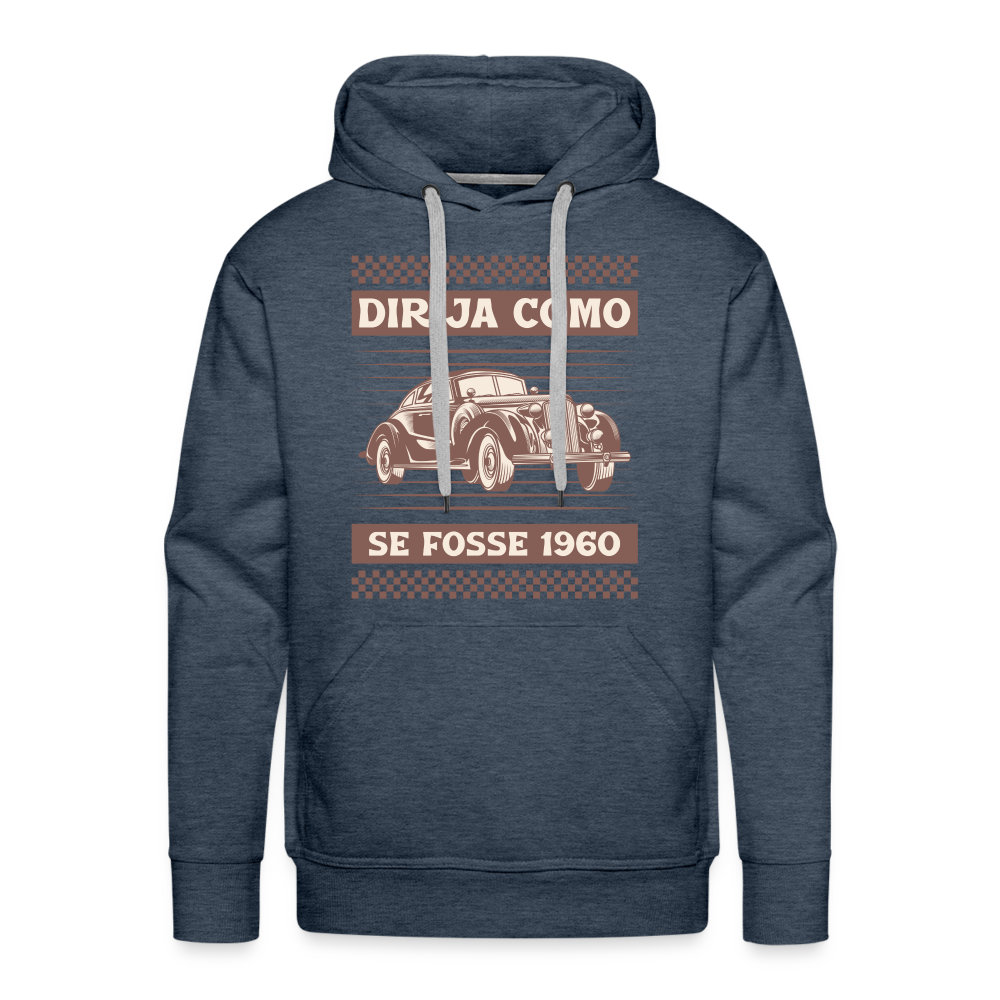 DIRIJA Premium Hoodie - heather denim