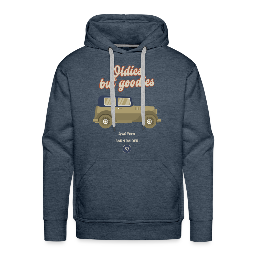 OLDIES BUT GOODIES Premium Hoodie - heather denim