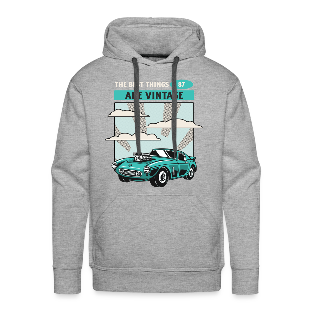 THE BEST THINGS Premium Hoodie - heather grey