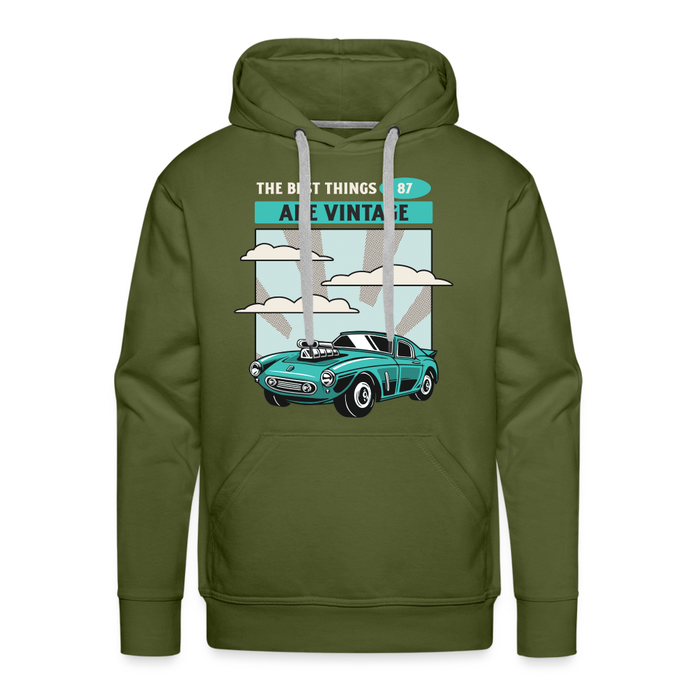 THE BEST THINGS Premium Hoodie - olive green