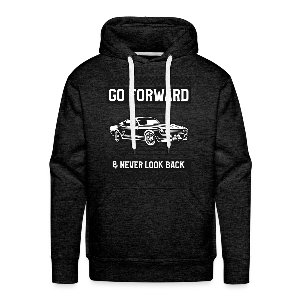 GO FORWARD Premium Hoodie - charcoal grey