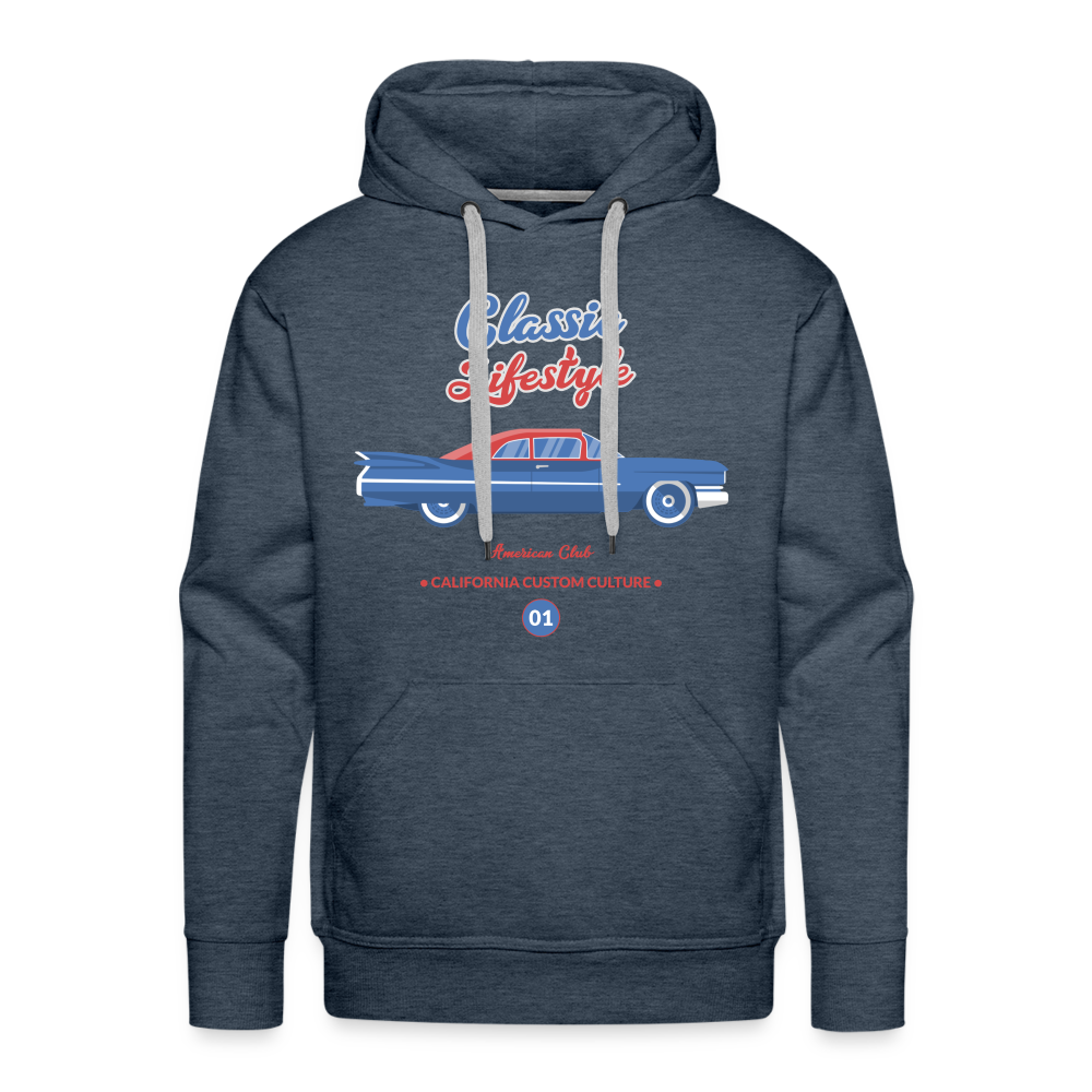 CLASSIC LIFESTYLE Premium Hoodie - heather denim