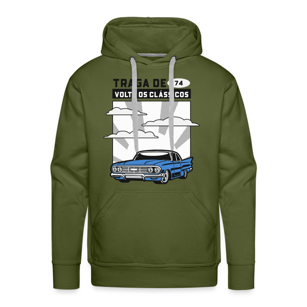 TRAGA Premium Hoodie - olive green