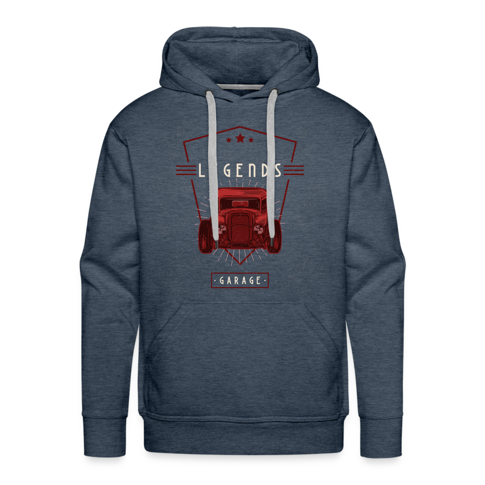 LEGEND Premium Hoodie - heather denim