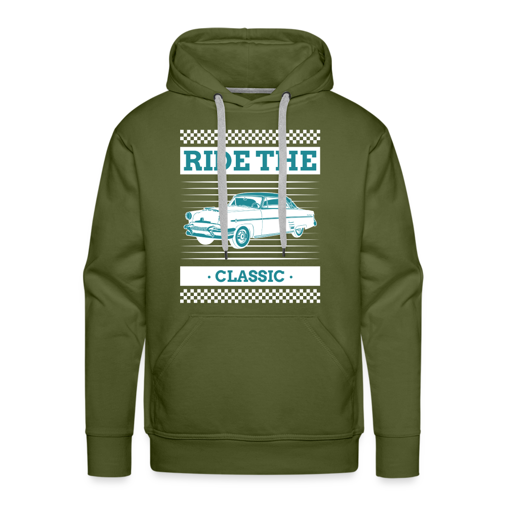 RIDE THE CLASSIC Premium Hoodie - olive green