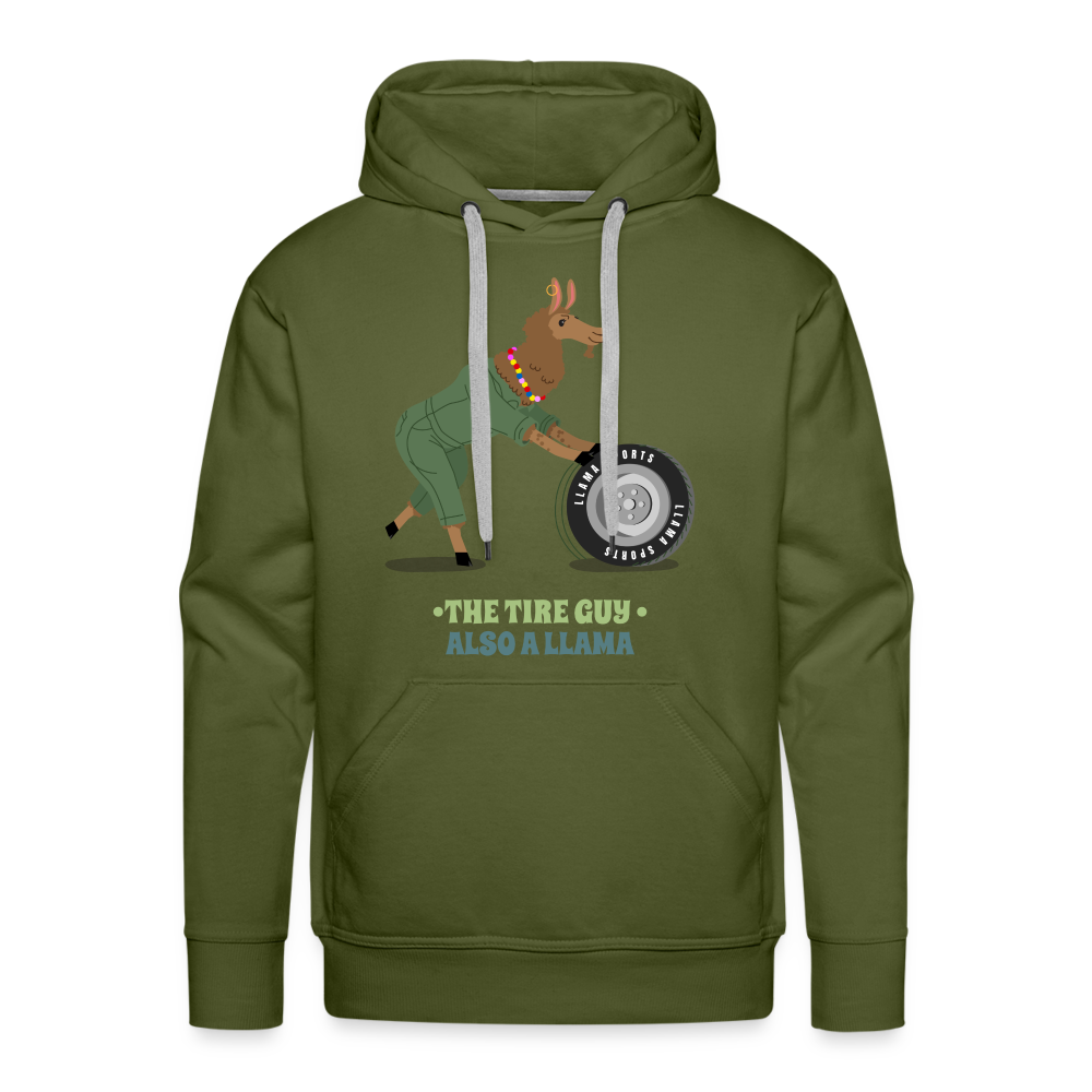 THE TIRE GUY Premium Hoodie - olive green