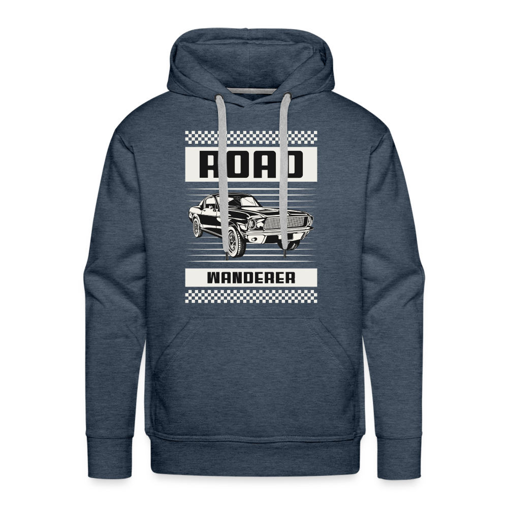 ROAD Premium Hoodie - heather denim