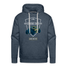 CLASSIC CARS Premium Hoodie - heather denim