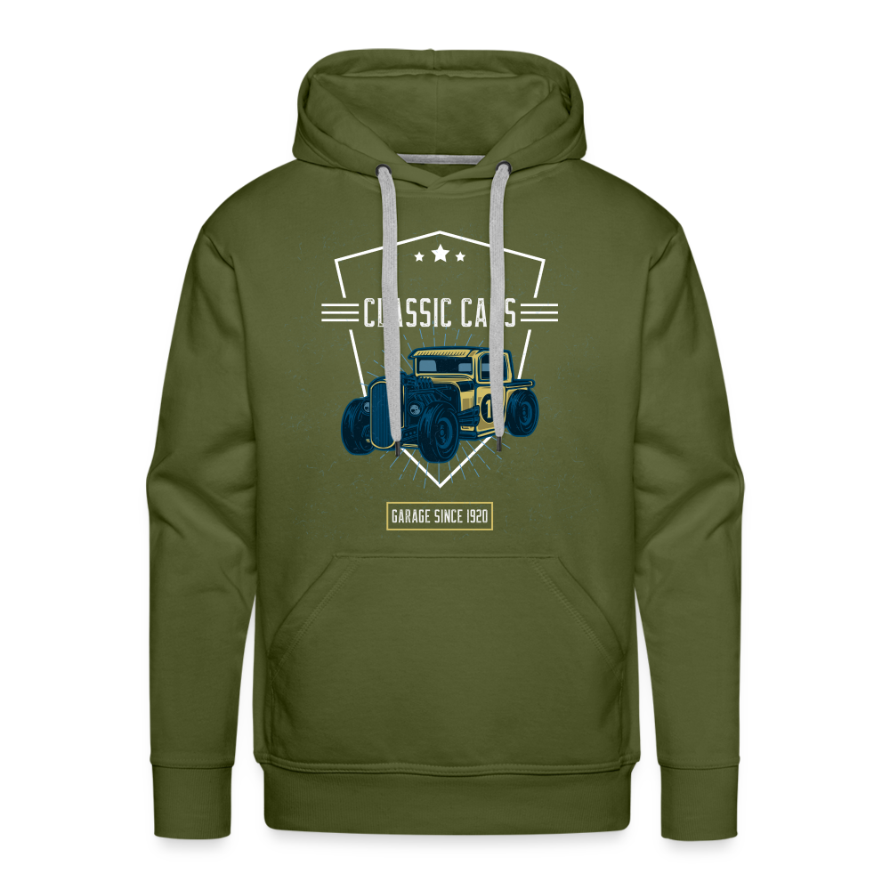 CLASSIC CARS Premium Hoodie - olive green