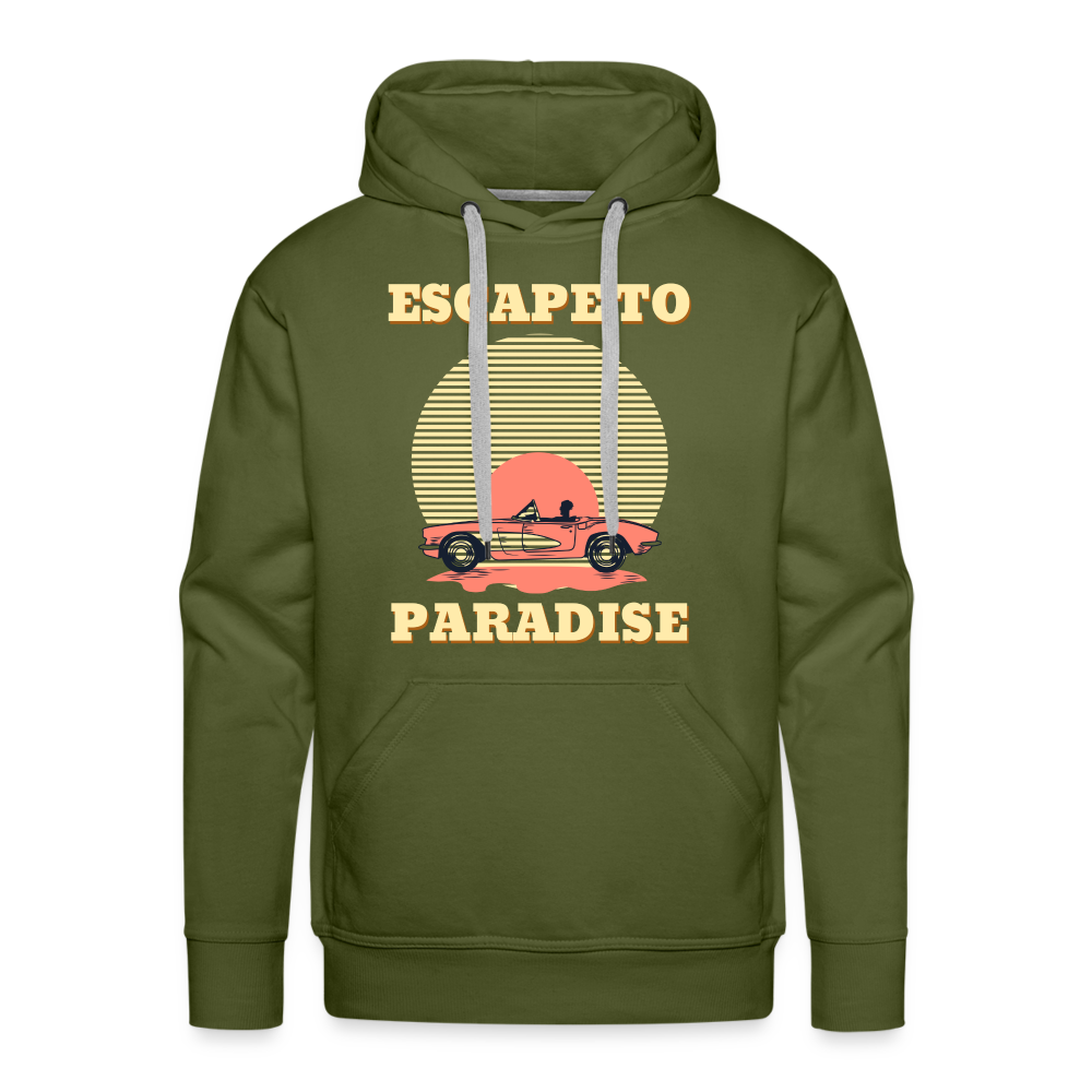 ESCAPETO Premium Hoodie - olive green