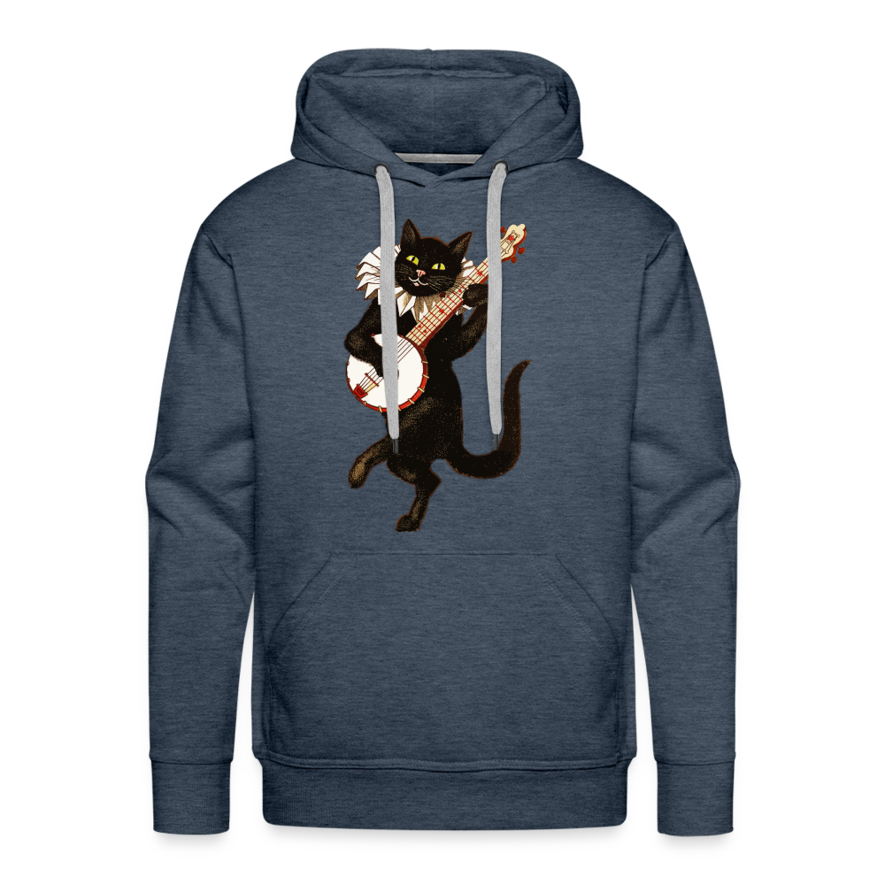 CAT Premium Hoodie - heather denim