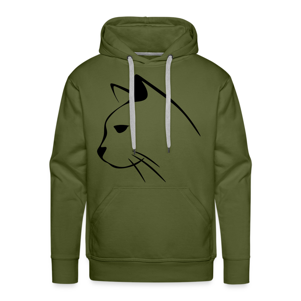 CAT Premium Hoodie - olive green