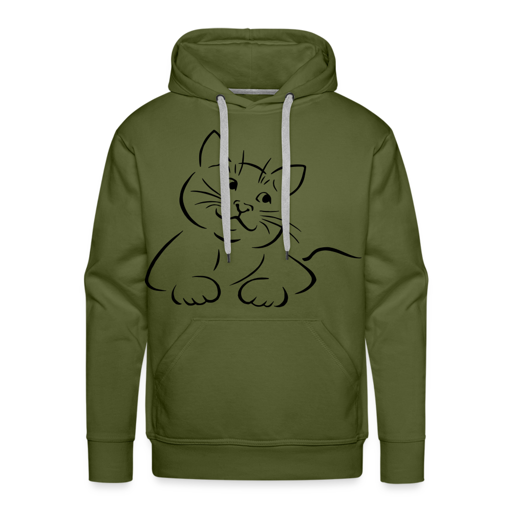 CAT Premium Hoodie - olive green