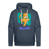 CAT Premium Hoodie - heather denim