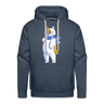 CAT Premium Hoodie - heather denim