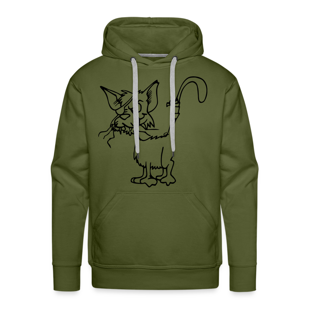 CAT Premium Hoodie - olive green