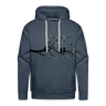 CAT Premium Hoodie - heather denim