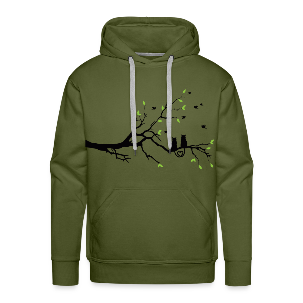 CAT Premium Hoodie - olive green