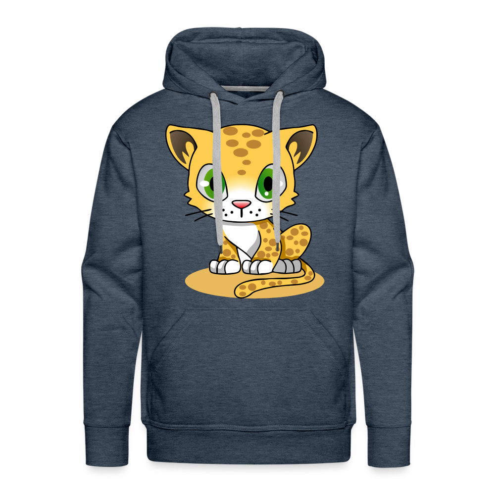 CAT Premium Hoodie - heather denim