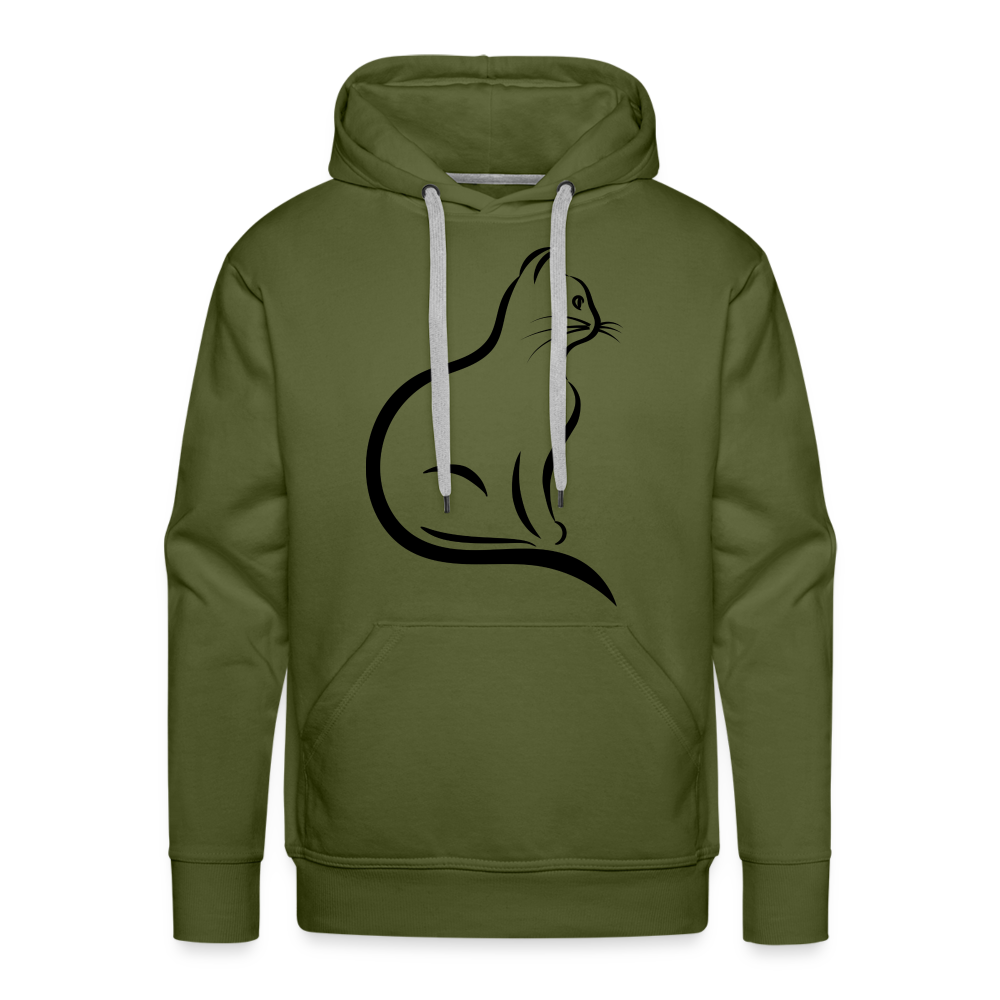 CAT Premium Hoodie - olive green