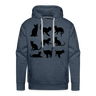 CAT Premium Hoodie - heather denim