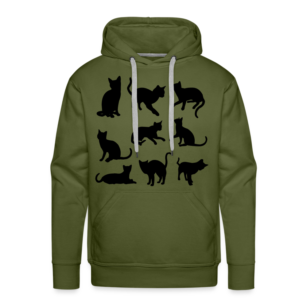 CAT Premium Hoodie - olive green