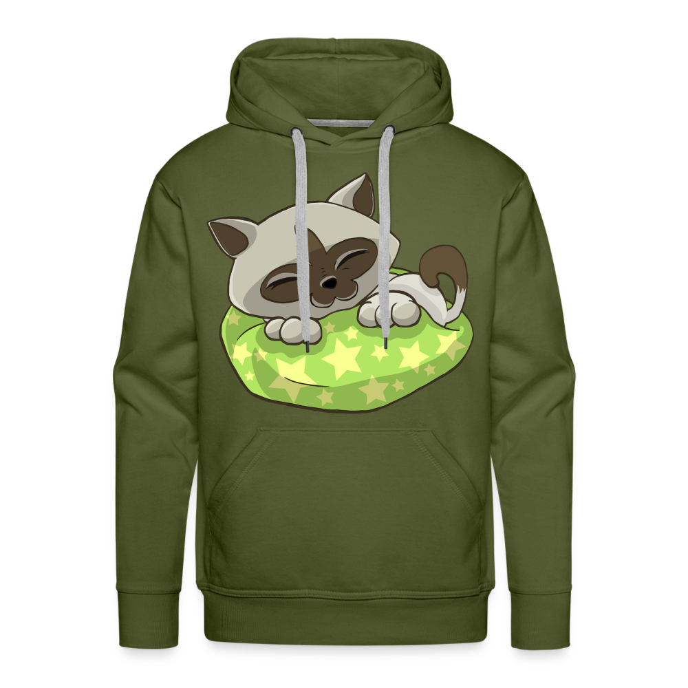 CAT Premium Hoodie - olive green