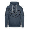 CAT Premium Hoodie - heather denim