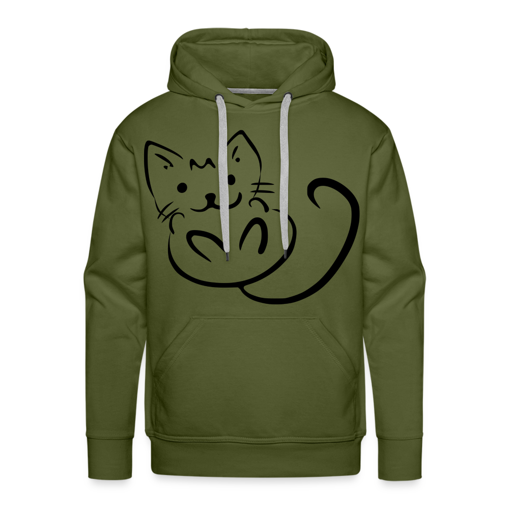 CAT Premium Hoodie - olive green