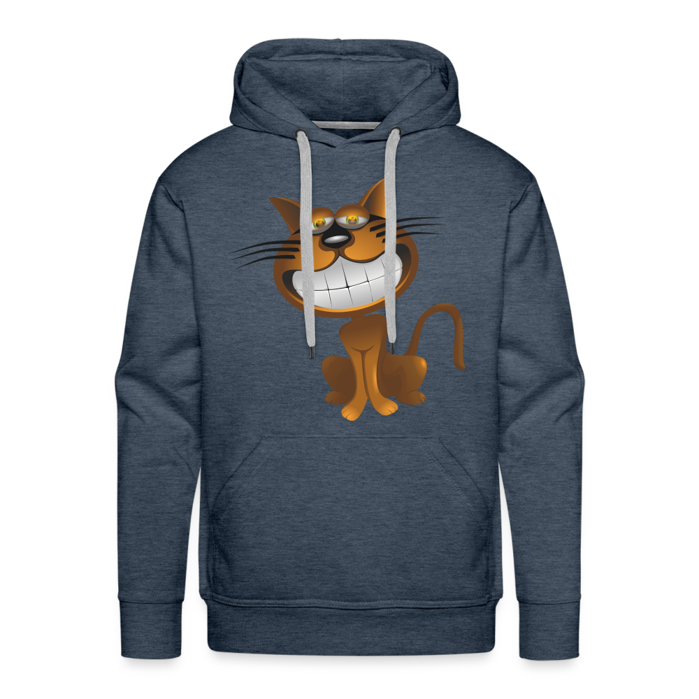 CAT Premium Hoodie - heather denim