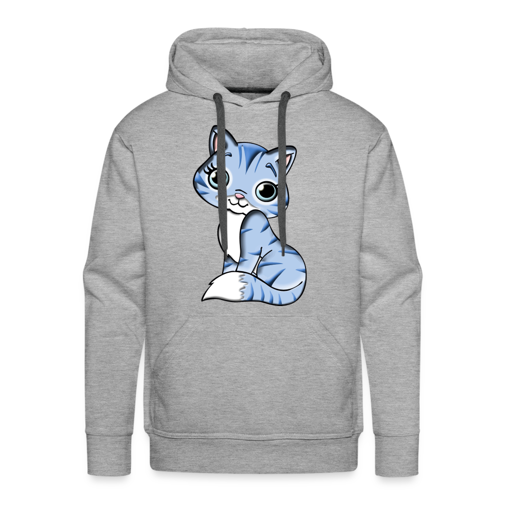 CAT Premium Hoodie - heather grey